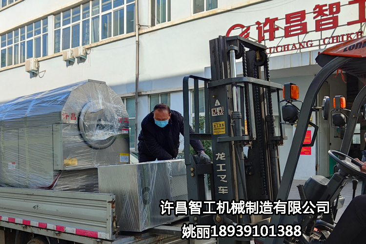 100斤電磁炒貨機專車發(fā)貨